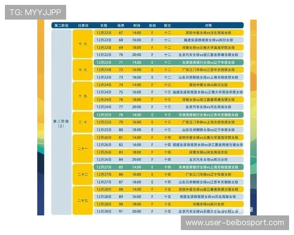 广东超级联赛最新赛程公布全面解析各队对阵安排